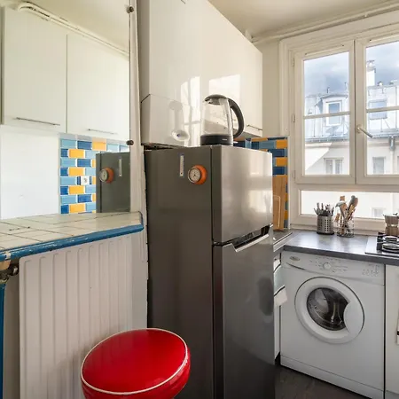 Appartement Vintage 1bd With Balcony Batignolles Paris